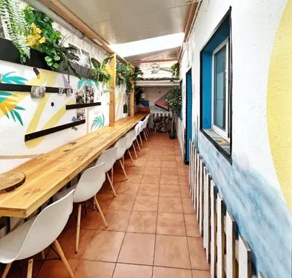 Espace de travail Tenerife Experience Hostel