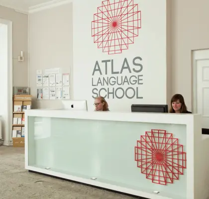 réception École Atlas Language School à Dublin