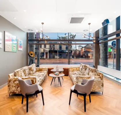 Zone détente City Centre Studios IH Belfast