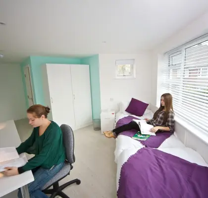 Chambre double Résidence Charminster - Bournemouth