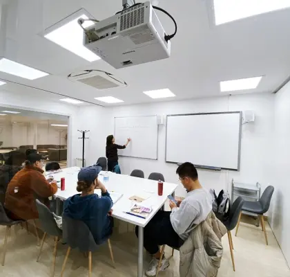 Salle de classe Ecole Enforex Madrid