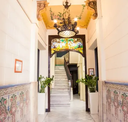 Entrée Résidence Di Putacio Enforex Barcelone