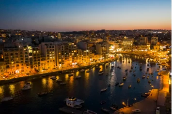 Sliema by night