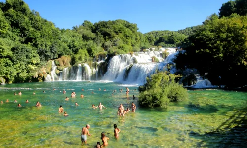 Baignade en Croatie