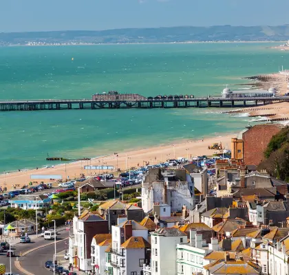 plage sejour linguistique hastings
