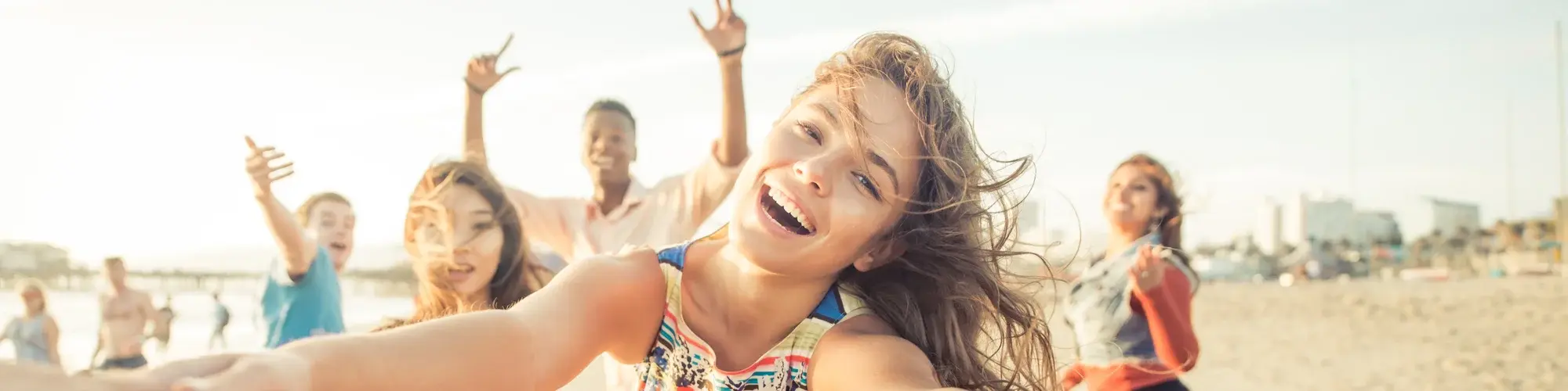 photo de groupe en voyage