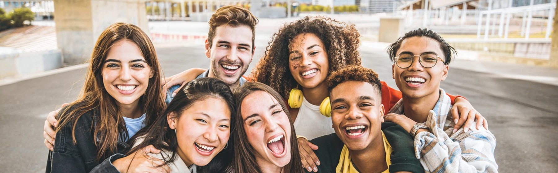 photo de groupe en voyage