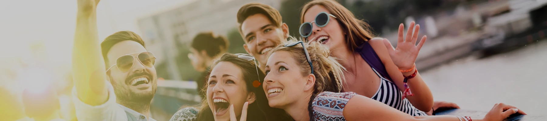 photo de groupe en voyage