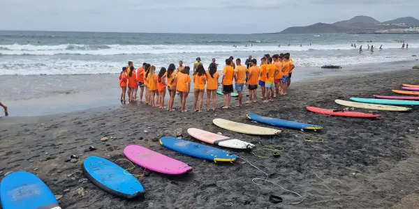 Plage séjour linguistique Gran Canaria