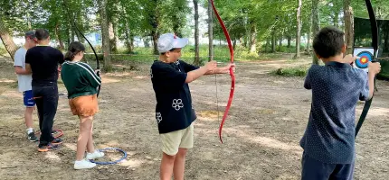 colonie anglais saut du loup tir a l arc