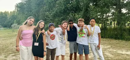 colonie anglais saut du loup  groupe