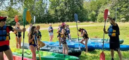 colonie anglais ete saut du loup  canoe