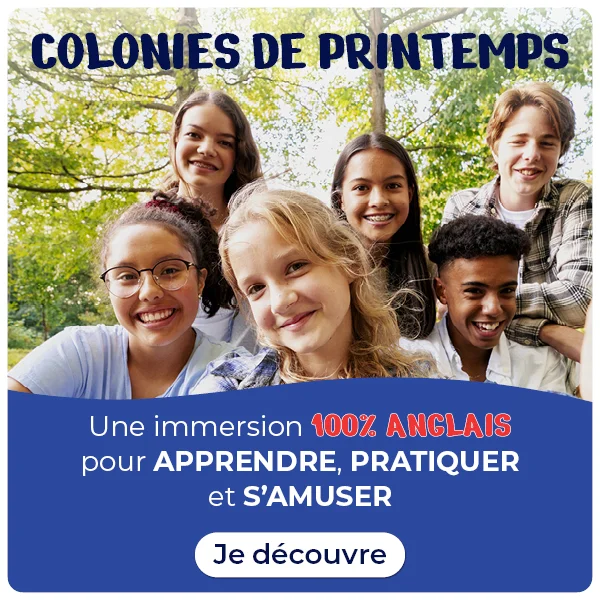 Colonie de printemps en anglais en France