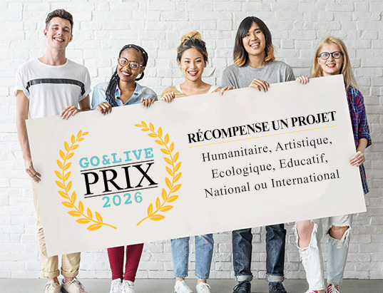Le prix, récompense les projets et les gagnants du concours de la fondation Go and Live