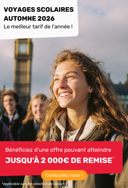 Demandez un devis pour votre voyage scolaire
