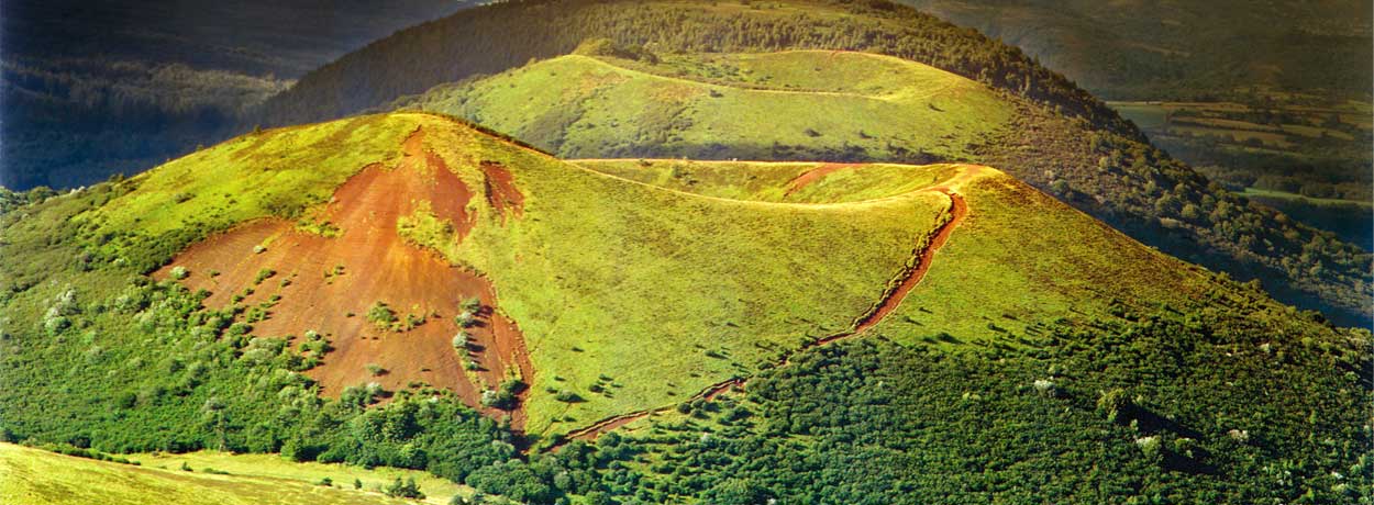 Auvergne, classe volcanisme