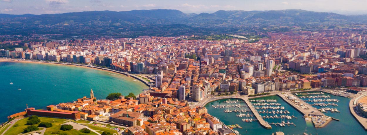 Gijon, entre mer et montagne