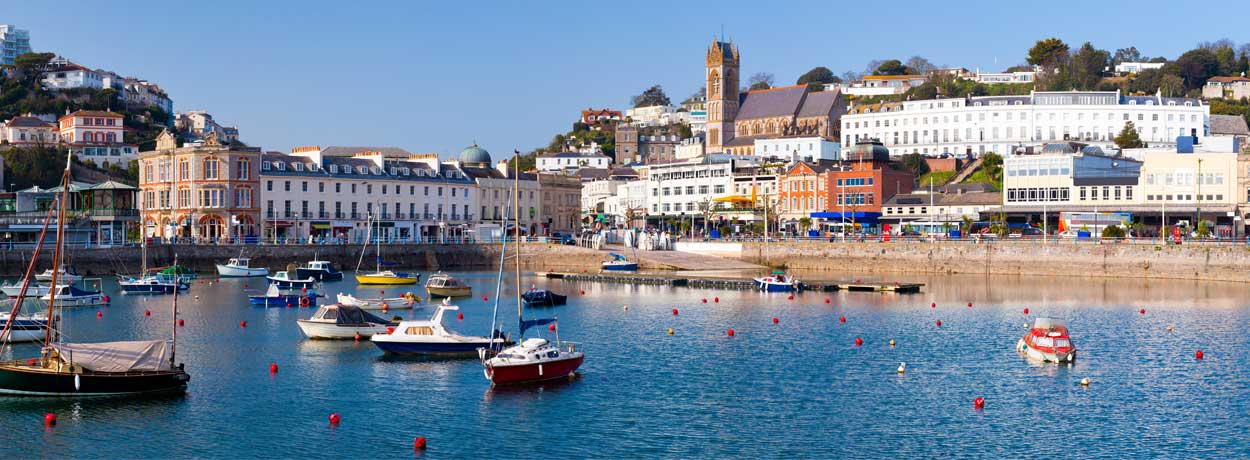 Torquay et Londres, le sud d'Ouest en Est