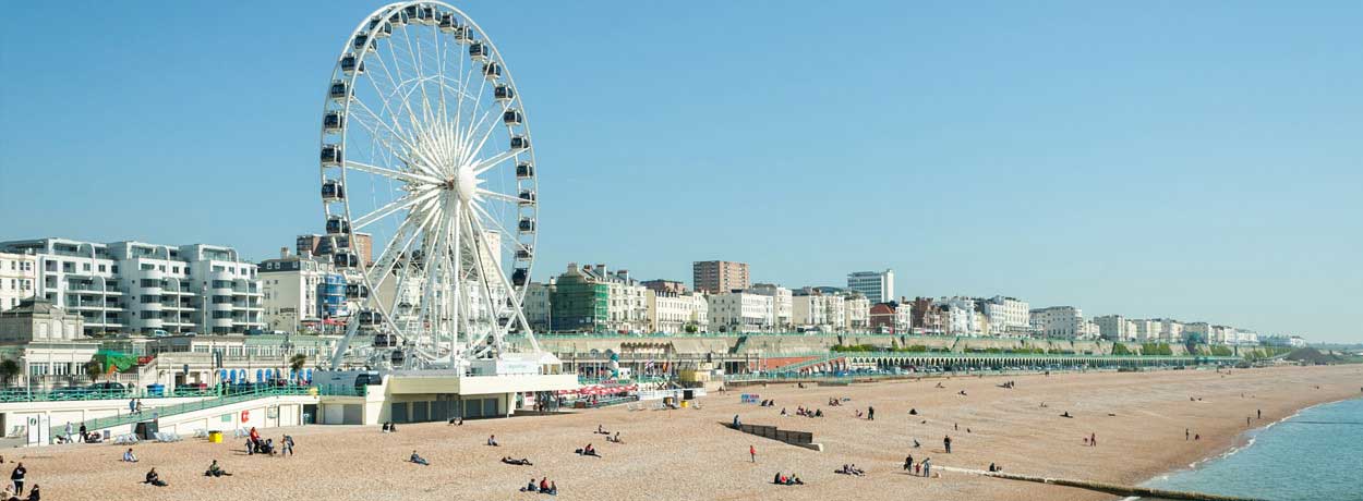Brighton, les charmes de la côte de l'Angleterre du Sud