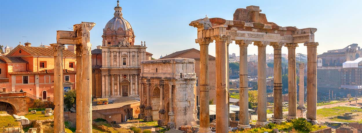 Rome : L'Italie classique avec son Colisée et son Vatican