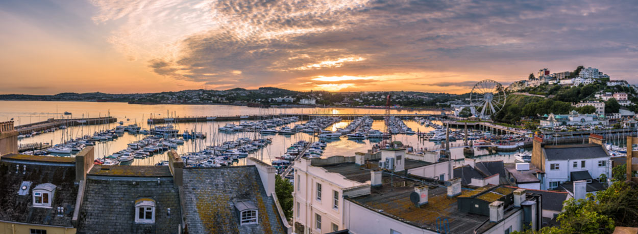 Torquay, la Riviera Anglaise avec le climat le plus doux d'Angleterre