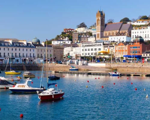 Torquay et Londres, le sud d'Ouest en Est