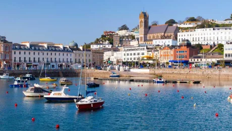 Torquay et Londres, le sud d'Ouest en Est