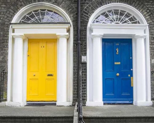 Dublin, la ville aux 1001 portes colorées