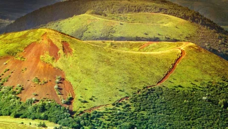 Auvergne, classe volcanisme