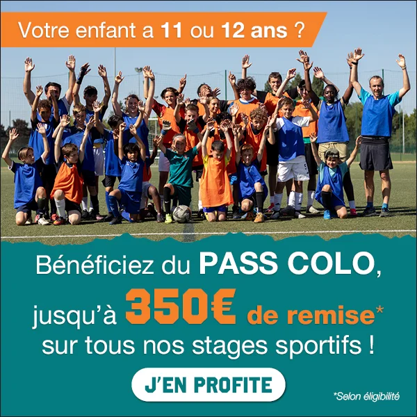 Pass Colo 11 et 12 ans Sports Elite Jeunes